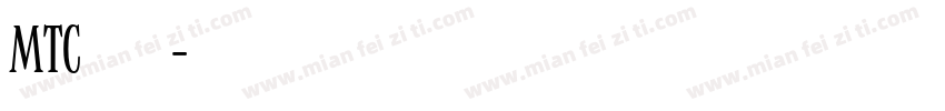 MTC 字体字体转换